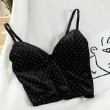 Velvet Short Sling Tank