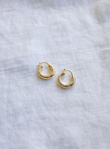 I'm Every Woman Hoop Gold Plated Earrings
