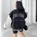 PU Stitching Baseball Jacket