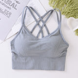 back seamless wrap breast girl bra