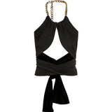 Vest Ins Hollow Strap Design With A Top Inside