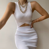 Elastic Slim Hip Skirt Two-piece Women