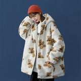 Lamb fur bear cotton coat