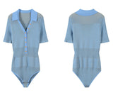 Silk Short-sleeved Bodysuit