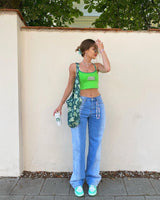 Casual Korean Style Mopping Jeans