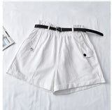 high waist curling hot pants