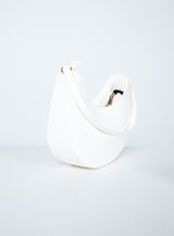 Recycled PU State of Mind Bag White Croc