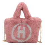 Plush Color Crossbody Bag