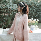 Soft Milk Sweater Coat Cardigan