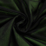 Sling Wrap Breast Mesh Panel Short Dress