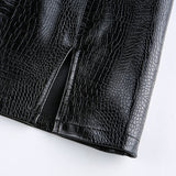 High Waist Slim Sexy Split Hip Skirt