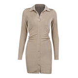 Sexy Hollow Folded Dress