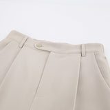 Loose Drape Commuter Simple Pants