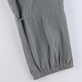 Low-rise Straight-leg Multi-pocket Overalls Pants