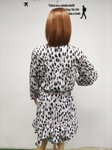 Long Sleeve Round Neck Dress