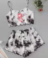 Cotton Girls Cartoon Casual PJ Suit