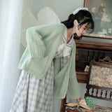 Soft Milk Sweater Coat Cardigan