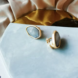 Irregular geometry earrings