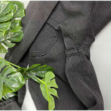 Slit Mopping Vintage Loose High Waist Jeans