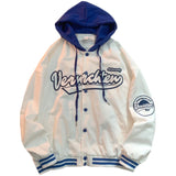 Simple Loose Hooded Jacket