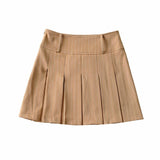 Pleated Short Skirt