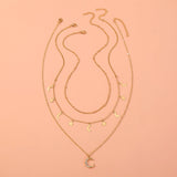 Star and Moon Necklace