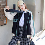 Loose Casual Color Matching Jacket