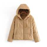 hooded zipper fashion jacket
