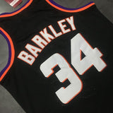 Suns #34 Charles Barkley Hardwood Classics Throwback Jersey