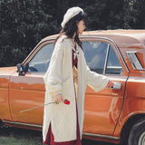 White Knitted Cardigan