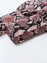 Lantern Sleeve Puff Sleeve Printed Shirt Top