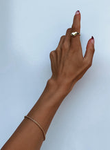 Heartbreaker Gold Plated Ring