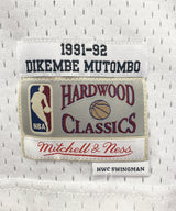Dikembe Mutombo Denver Nuggets Hardwood Classics Throwback Swingman Jersey