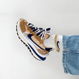 Vaporwaffle Sacai Tan Navy