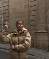 DOUDOUNE THE NORTH FACE BROWN LIGHT NUPTSE