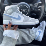 Air Jordan 1 Mid Grey Blue