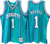 Muggsy Bogues Charlotte Hornets Hardwood Classics Throwback Swingman Jersey