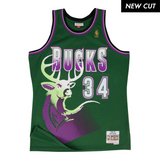 Ray Allen Milwaukee Bucks Hardwood Classics Throwback Swingman Jersey