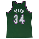 Ray Allen Milwaukee Bucks Hardwood Classics Throwback Swingman Jersey
