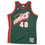 Shawn Kemp Seattle Supersonics Hardwood Classics Throwback Swingman Jersey