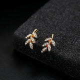 Leaf Stud Earrings