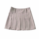 Pleated Short Skirt