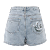 High Waist Fashion Denim Shorts