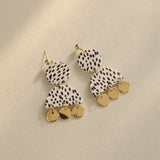 Body Clay Texture Lacquered Acrylic Earrings