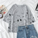 Cartoon Student Short Sleeve Shirt