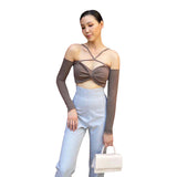 Sexy Halter Short Cropped shirt