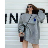 Loose Round Neck Pullover Sweatshirt