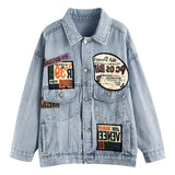 Patch Badge Denim Jacket