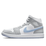 Air Jordan 1 Mid Wolf Grey Blue Aluminum