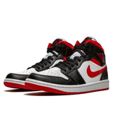 Air Jordan 1 Mid Gym Red Black White
